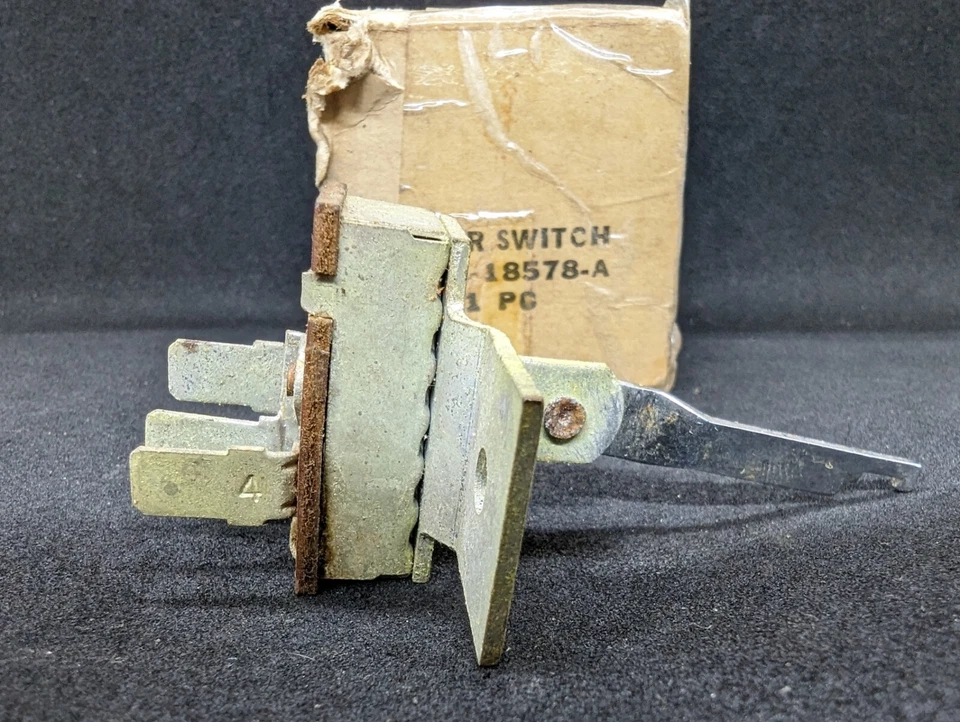NOS 1960 1961 1962 FORD GALAXIE STARLINER COUNTRY SQUIRE HEATER CONTROL SWITCH - Image 4 of 4