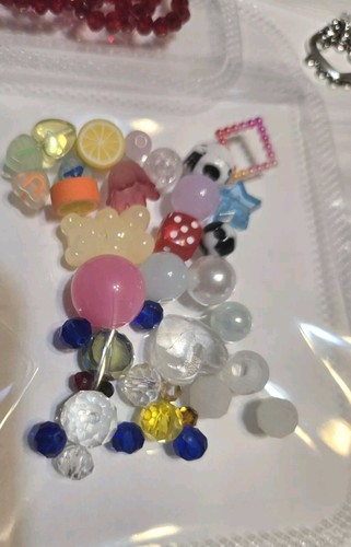 Mixed Beads Supply Beading Jewelry Crystal Spacers Gold Silver Glass Bead Lot - Picture 18 of 18