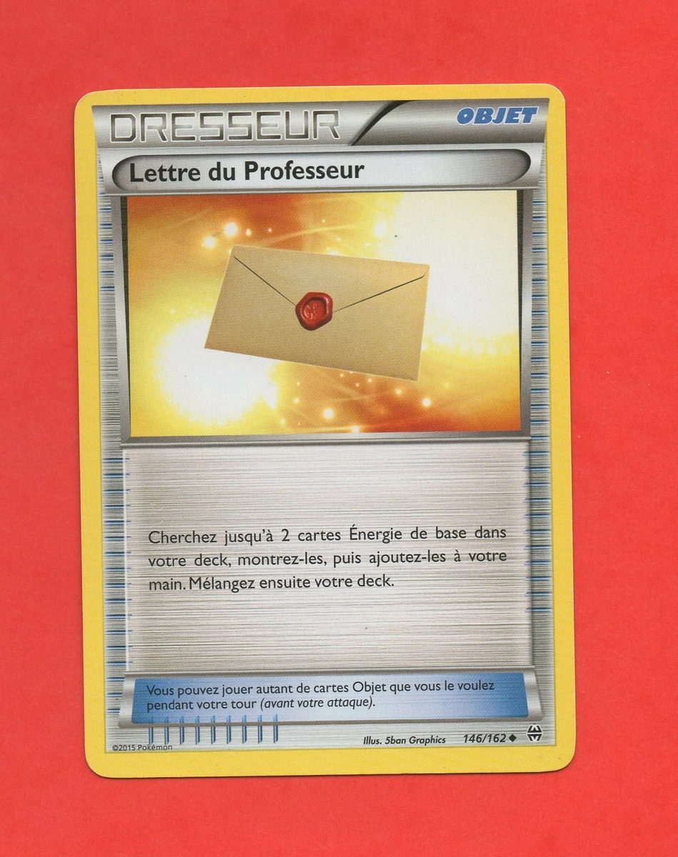 Pokémon Entrenador N° 146/162 - CARTA DEL PROFESOR (A6578)
