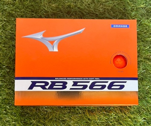 NEW Mizuno ORANGE RB 566 Golf Balls 12ct. FREE SHIPPING.