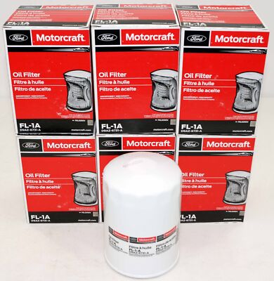 Set of 6 Genuine OEM Motorcraft FL1A Engine Oil Filter D9AZ6731A FL-1A