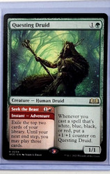 Questing Druid // Seek the Beast #234 Wilds of Eldraine MTG Rare