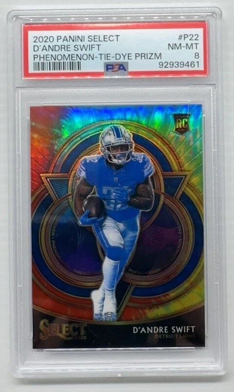 D'Andre Swift Panini Select Phenomenon #P22 Tie-Dye Prizm