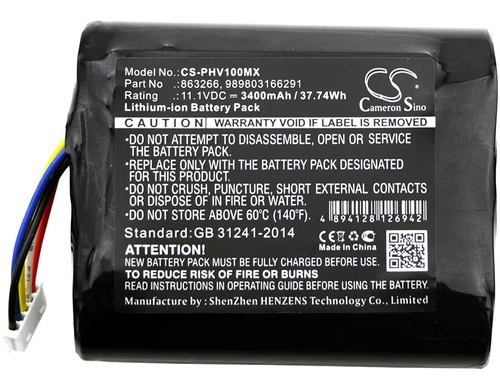 863266 Battery for Philips Vsi VS2+ monitors, Monitor VS1 VS2 SureSigns VM1 - Picture 3 of 4
