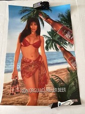 Miller Beer Swimsuit Poster Mexico Con Orgullo Miller Beer 