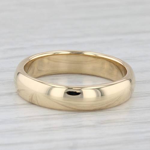 Tiffany & Company Forever Wide Wedding Band Ring 18K Yellow Gold ring Size 7.75 - Picture 3 of 11