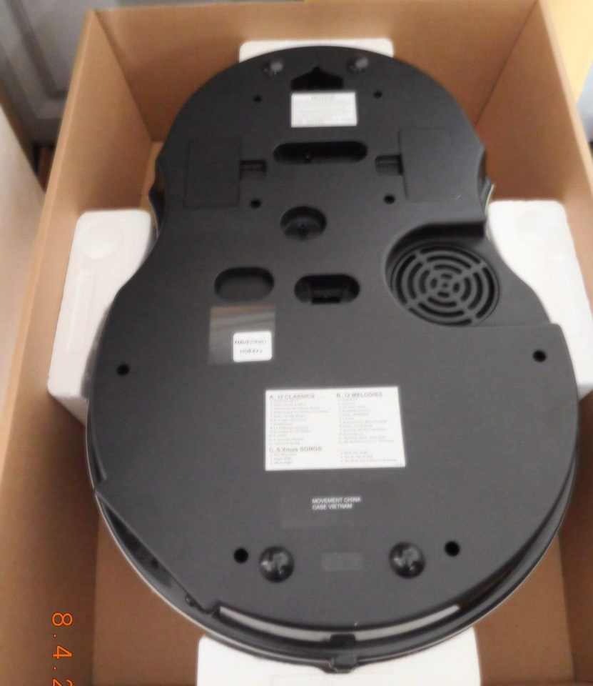 SMALL WORLD RHYTHM MUSICAL WALL CLOCK 30 FOLK, CLASSICAL, CHRISTMAS