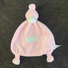 Bam Bam Lovey Pink Duck Plush Security Blanket Baby Girl Infant Shower Gift