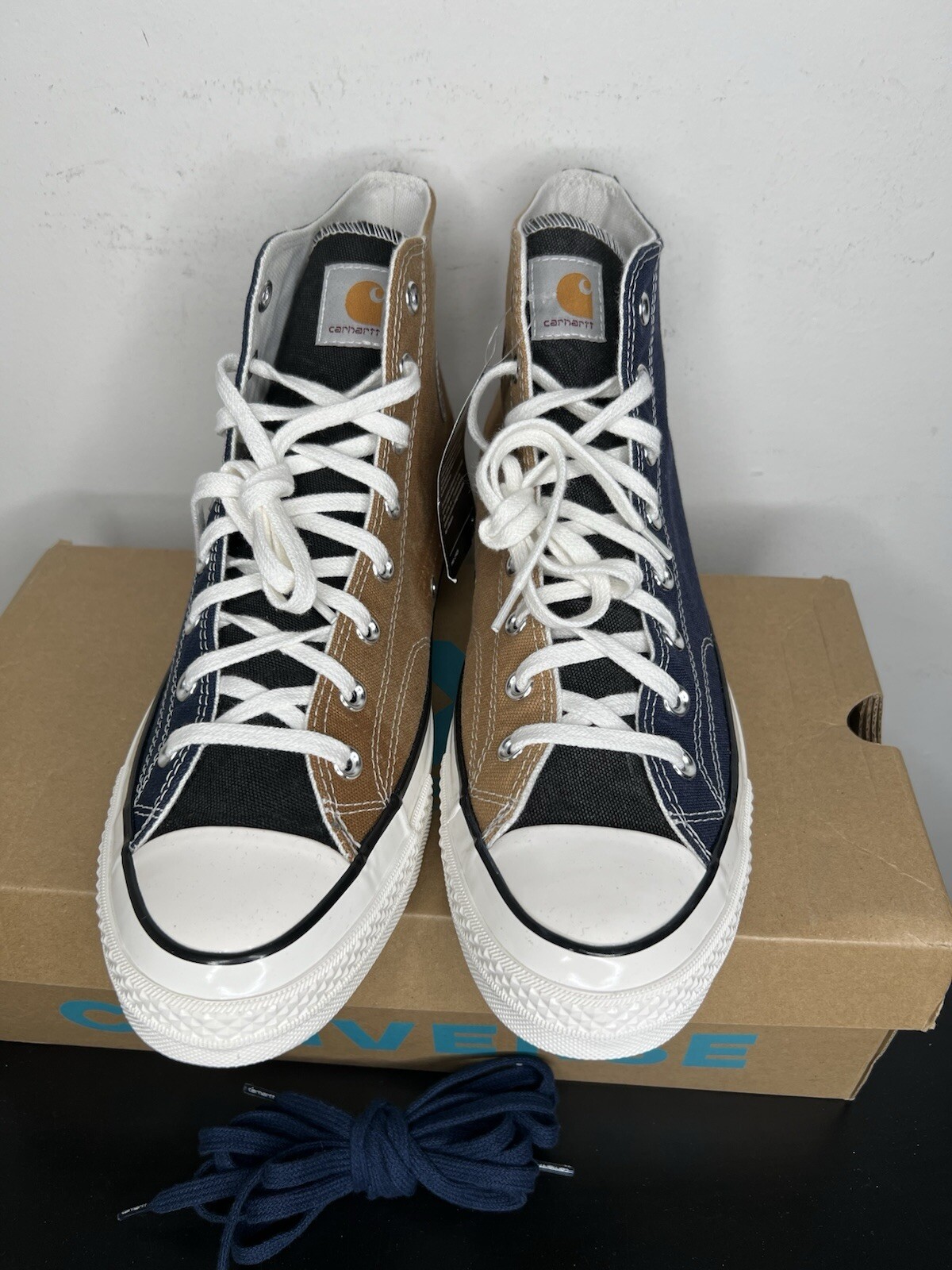 DS Converse x Carhartt WIP Men’s Sz 11 Women’s 13 Chuck 70 Hi Renew Detroit Rare
