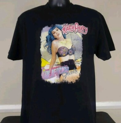 Vintage Katy Perry California Girls Tour Unisex Cotton T-shirt Full Size