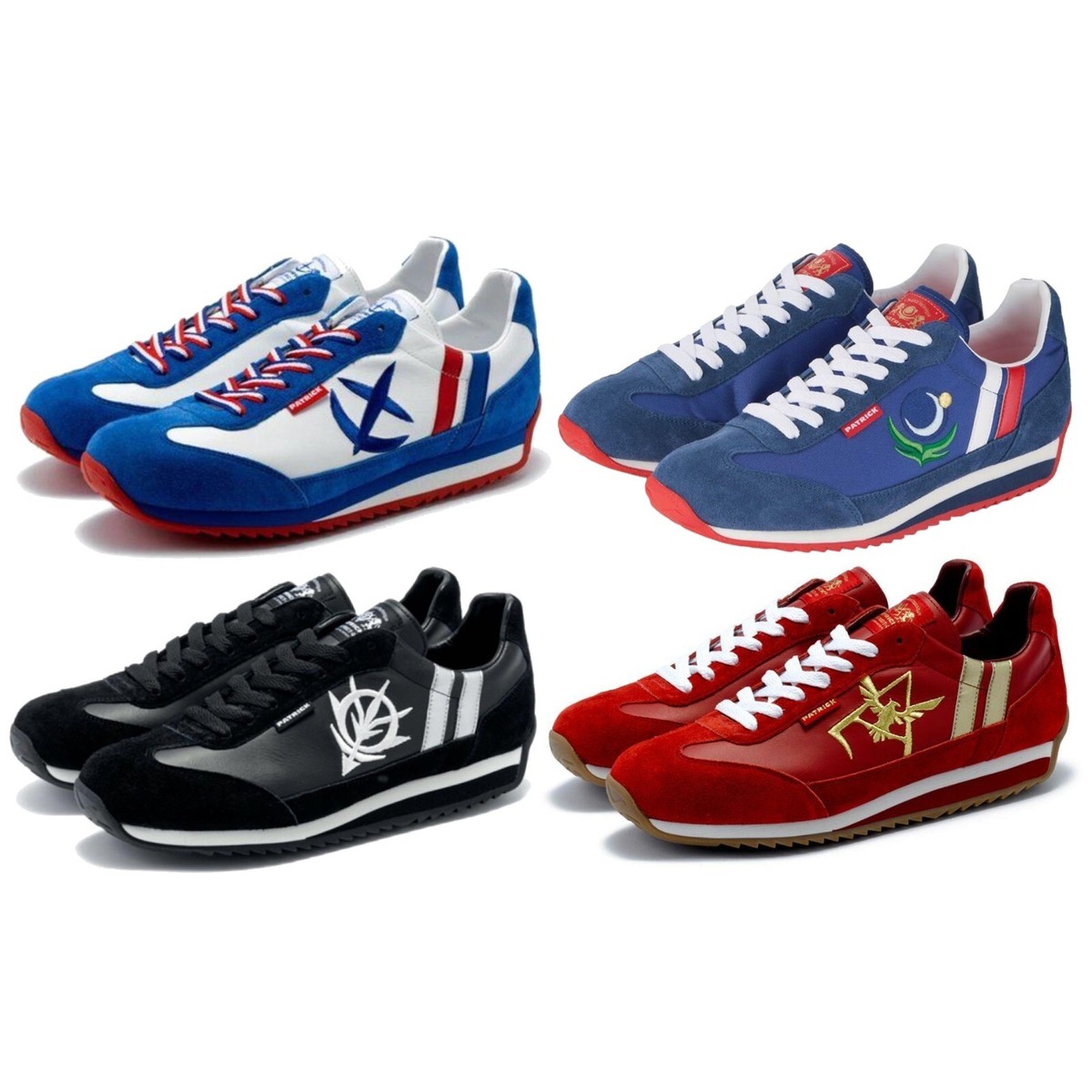 STRICT-G × PATRICK Mobile Suit Gundam Sneaker Marathon Leather 7 