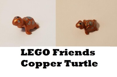 LEGO Friends Copper Turtle Blue Chrome Spots MInifigure Seaturtle Ocean Rescue