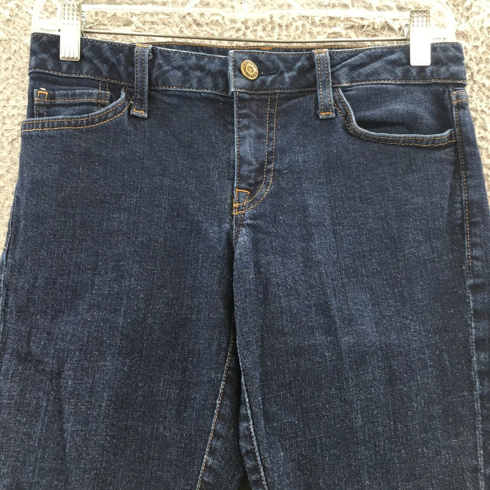 Tommy Hilfiger Bermuda Shorts Womens 00 (actual 29x9.5) Blue Dark Wash Denim Zip - Image 2 of 4