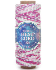 Hemptique 20 1mm Metallic Hemp Cord for Crafting, Macram , Jewelry - Fairy