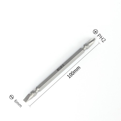 Double Ended Bits Phillips(PH2)/Slotted(6mm) Screwdriver Bits Magnetic 50-200mm - Picture 11 of 14
