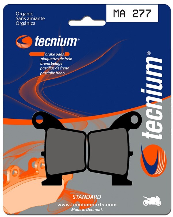 Plaquettes frein moto FANTIC Caballero 50 2010 Tecnium MA277 en métal fritté haute performance