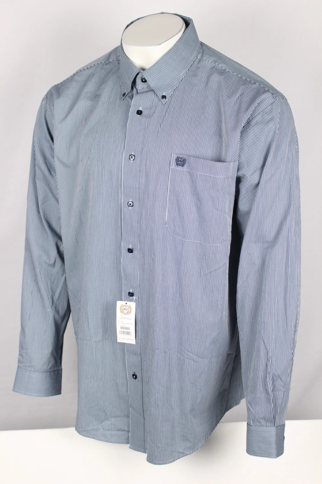 Cinch Men's Square Button Shirt Stripe Long Sleeve Classic Light Blue MTW1105692
Opens in a new wind