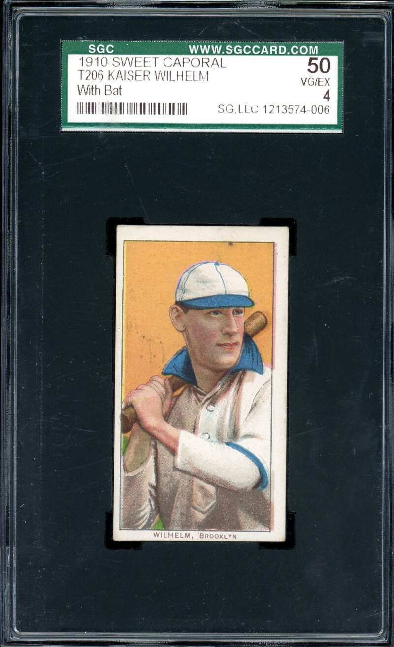 Kaiser Wilhelm Card 1910 Sweet Caporal T206 #nno SGC 4