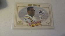 2001 FLEER TRADITION GLOSSY # 334 CRIS CARTER  UNSUNG HEROES  FOOTBALL CARD