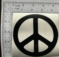 PEACE SIGN Vinyl Decal Large 4.5  CHOOSE YOUR COLOR-Car, Boat, Window, Tumbler