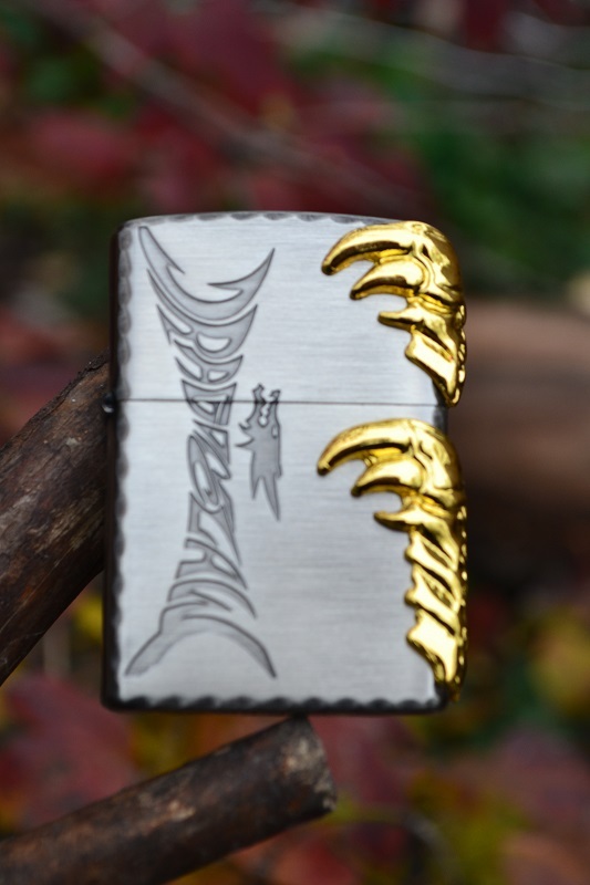 Japanese Zippo Lighter - Dragon Claw - Tribal Dragon - Japan