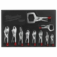 Milwaukee 48-22-3690 10 Pc TORQUE LOCK Locking Pliers Kit