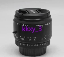 1 PCS COSMICAR / 50mm F: 2.8 YF5028 F-mount industrial lens tested OK #F22