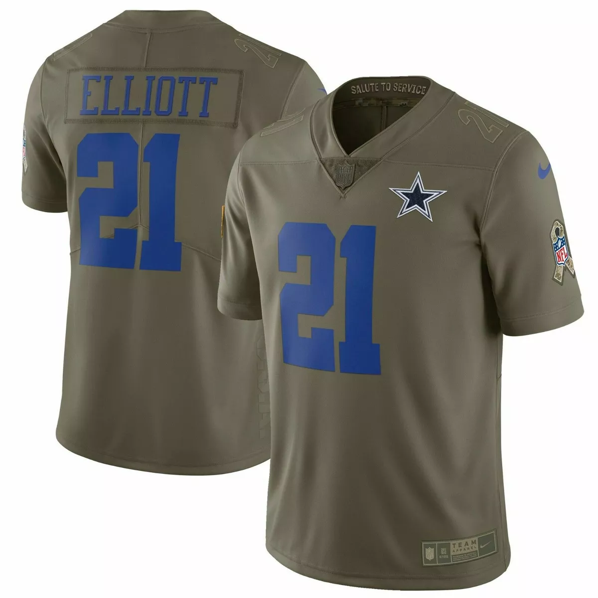 Ezekiel elliott jersey salute to service discount
