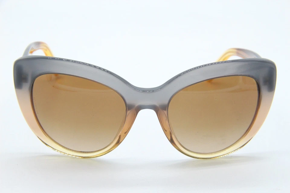 NOVO ÓCULOS DE SOL DOLCE & GABBANA DG 4287 3074/13 MARROM CLARO CINZA AUTÊNTICO 53-21 - Imagem 2 de 3