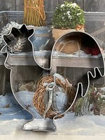 Ausstecher Ausstechform Gockel Hahn Huhn Kekse Weihnachten PläTzchen WeißBlech