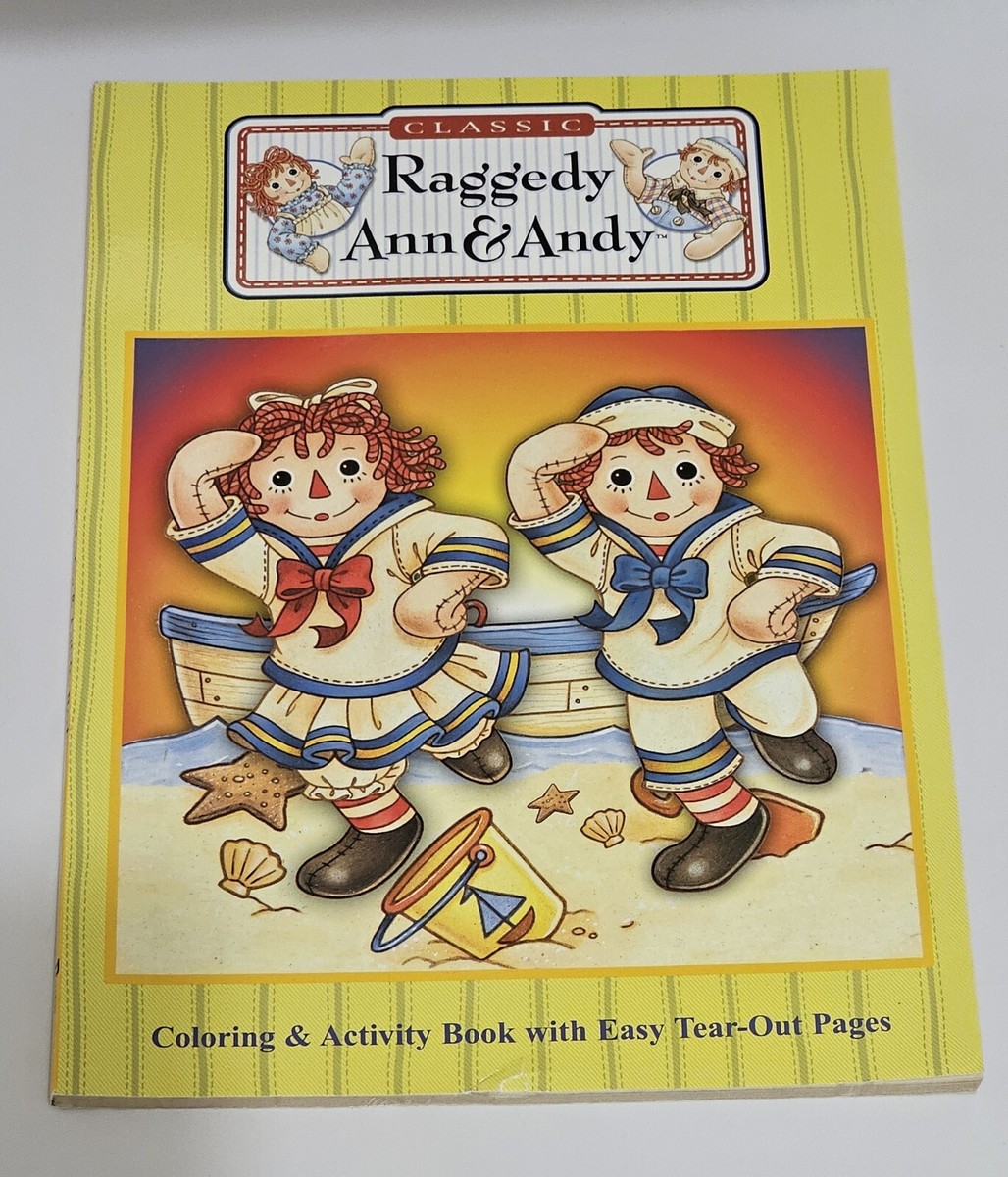Vintage Raggedy Ann & Andy Coloring & Activity Book | eBay