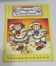 Vintage Raggedy Ann  Andy Coloring  Activity Book