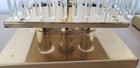 Mid-Century Gaetano Sciolori Brass & Glass Rod Table Lamp Pair Set of 2 — photo 9