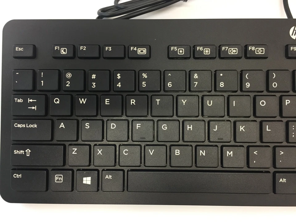 HP USB Keyboard Slim Wired For Professional Business Use Computer PC Desktop - Image 2 of 4