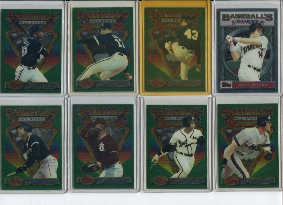 1993 Topps Finest Baseball - Set Break - Complete Your Set - You 