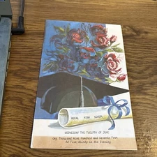 Royal High School Simi Valley CA Graduation Program 1974