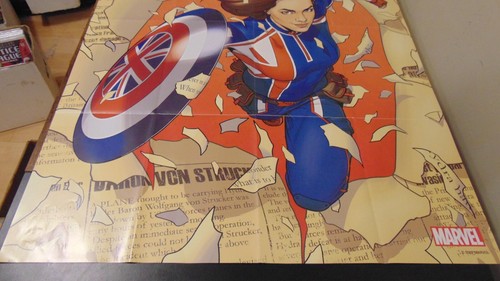 Captain Carter Issue #1-5 FIRST APP SET (2022) + FOLDED Promo Poster LOT - Picture 15 of 15