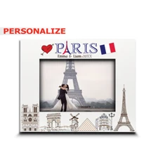PERSONALIZE-Paris Picture frame-Wedding, Honeymoon, Vacation in Paris