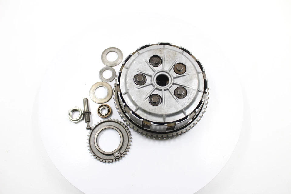 2000 KAWASAKI NINJA 500R OEM COMPLETE CLUTCH W PLATES BASKET HUB - Image 3 of 4