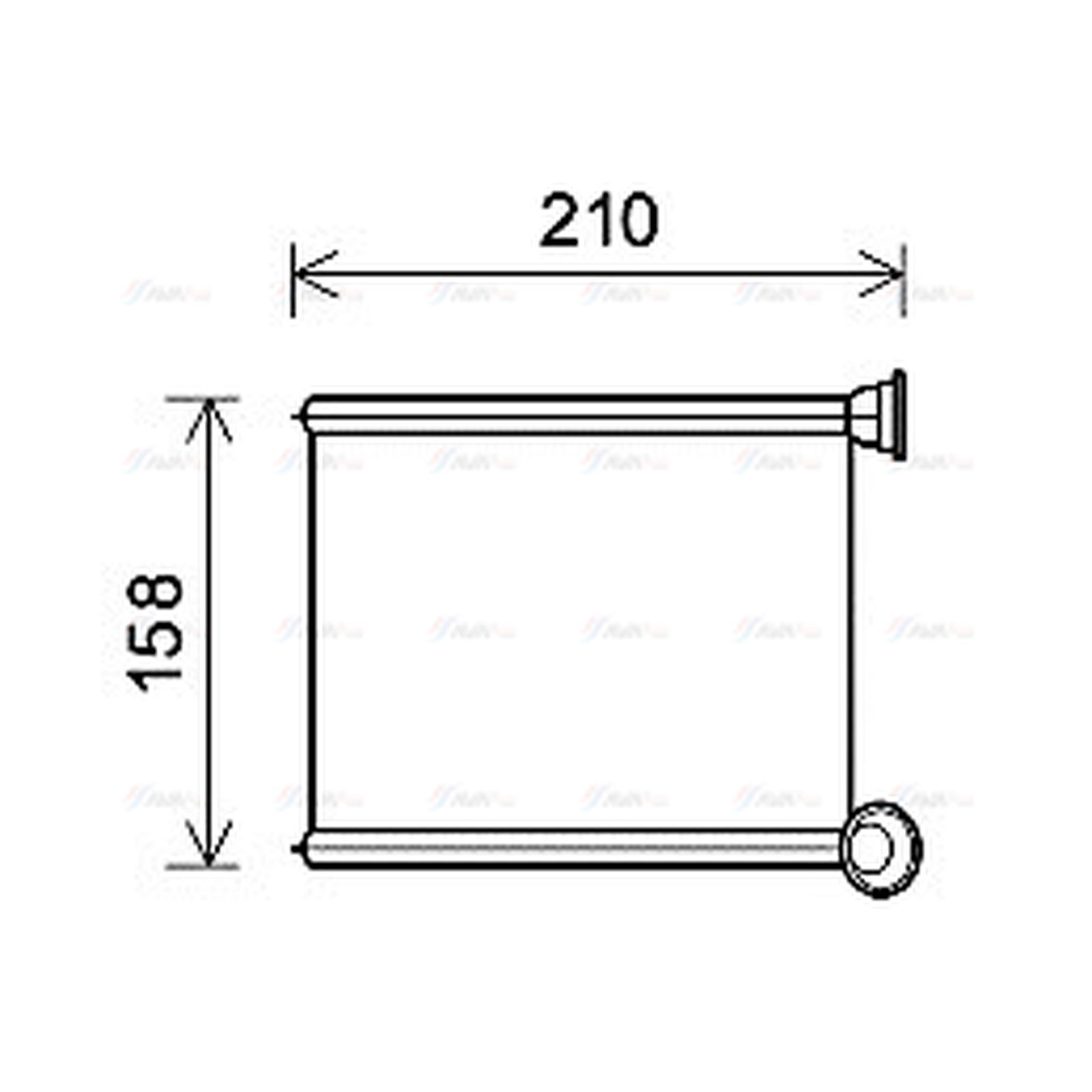 Heat Exchanger RT6629 AVA Exchanger Interior 271153553R