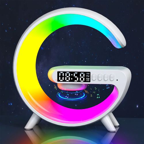 Mini Multifunction Wireless Charger Pad Stand Speaker TF RGB Night Light Fast Ch - 第 8/10 張圖片