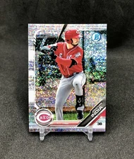 2019 Bowman Chrome Jonathan India WHITE SPARKLE REFRACTOR SP Rookie Card #BDC-97