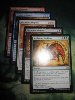 mtg アーティストプルーフ Mythos of Brokkos Magic the Gathering