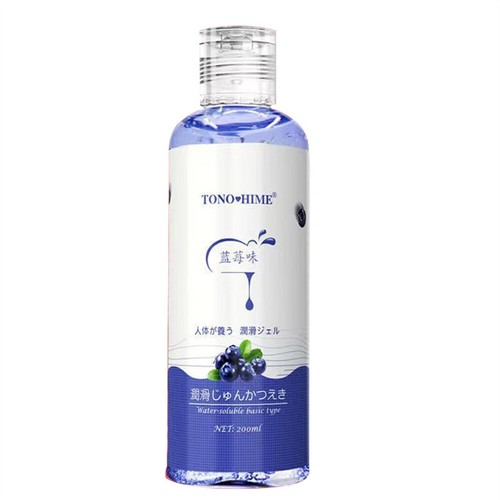 Gel lubrificante gel-lubrificante commestibile sapore frutta adulto sesso orale olio massaggio sessuale - Foto 12 di 14