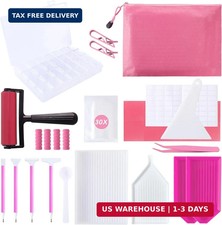 LYMUSUMI 61PCS 5D Diamonds Art Accessories and Tools Kits with Diamond Painting