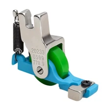 Invisible Zipper Foot Auxiliary Tool Portable with Roller Wheel Foot for