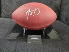 Aaron Rodgers Signed Auto Full Size NFL Duke Full Color Football Fanatics COA