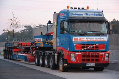 LKW Foto Volvo FH16 660 Schwerlast Zugmaschine Deutschland blau Usinger-T #m9oj