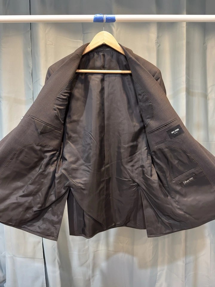 Traje Jack Spade, 42R, gris carbón, tela Tollegno 1900 Foto 3 de 4