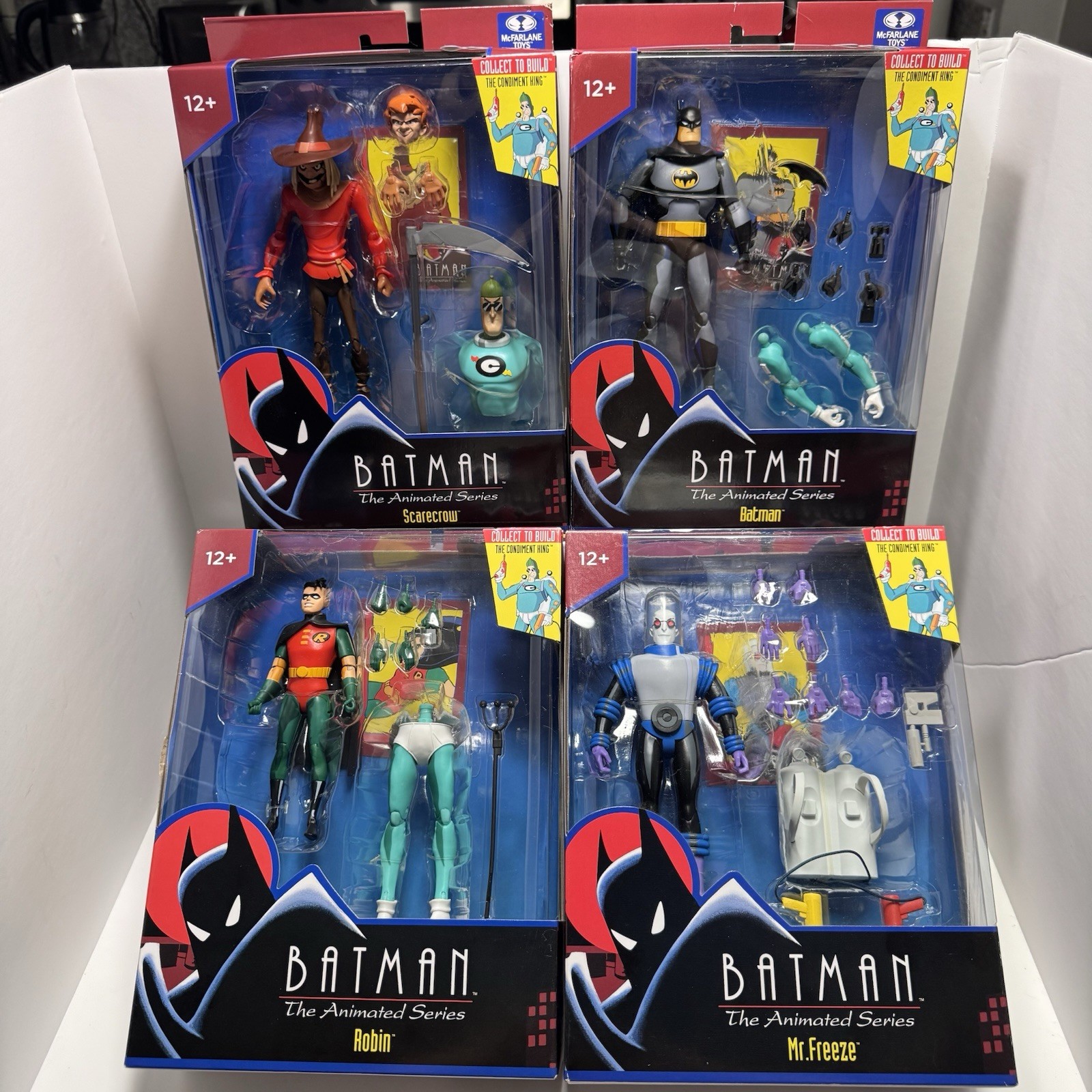 Batman The Animated Series Action Figures Lot of 4 McFarlane Toys